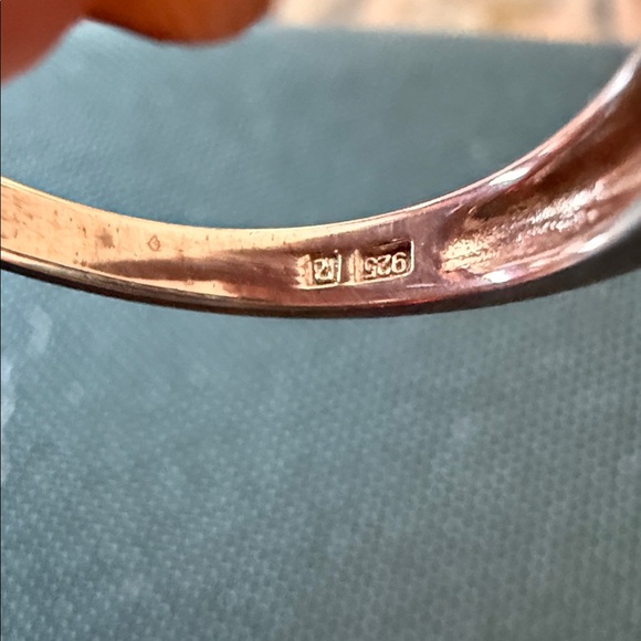 Sterling Silver semi-precious gemstone Bracelet and Ring Set - Picture 6 of 12